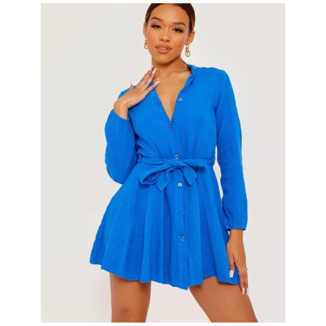 The Dezzy Factory Royal jurk | blue 240254-1 large