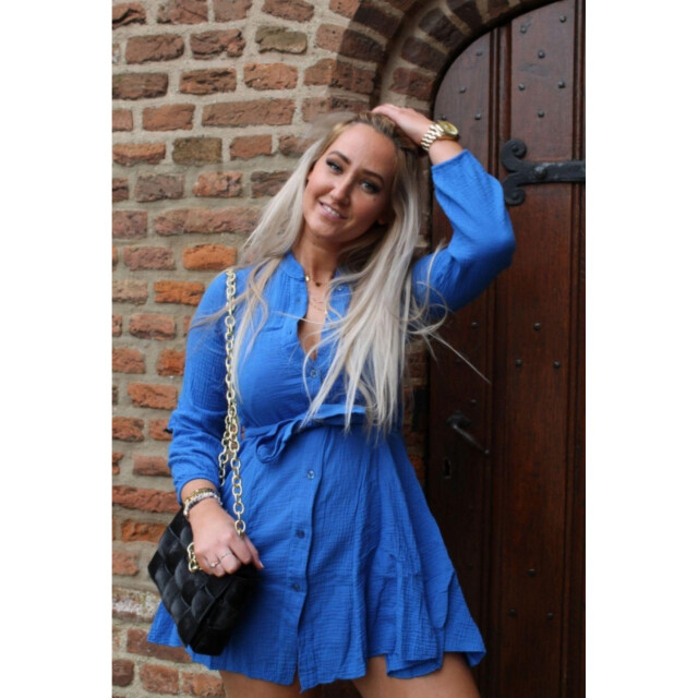 The Dezzy Factory Royal jurk | blue 240254-1 large