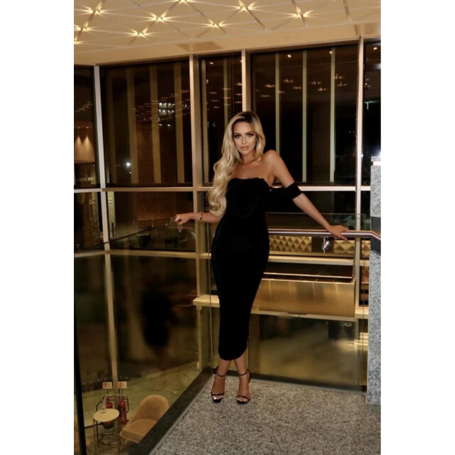 The Dezzy Factory Silky off shoulder dress | 2400235 large