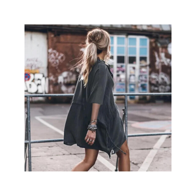 The Dezzy Factory Oversized blouse jurk | navy 2400200 large