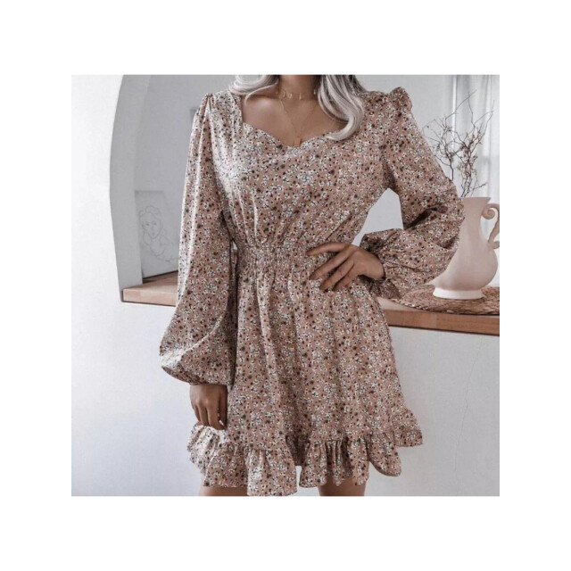 The Dezzy Factory Bohemy jurk | beige 240172-1 large