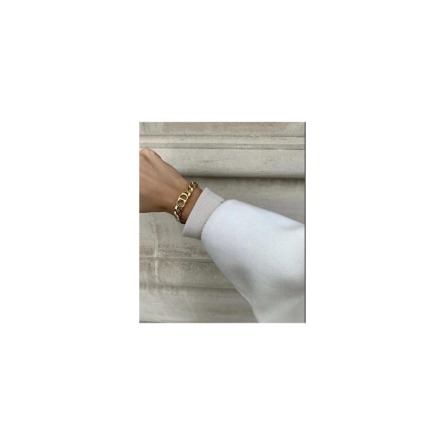 The Dezzy Factory Cd armband | roestvrijstalen armband 240008 large