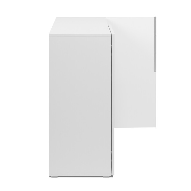 CaliCosy Opbergmeubel met 2 deuren en 2 legplanken binnenin, wit, 76 cm orsa 3197152 large