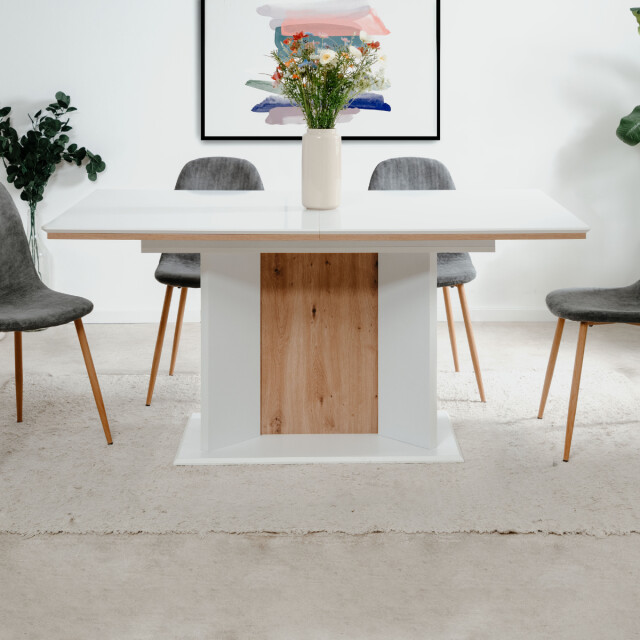 CaliCosy Uitschuifbare eettafel van 160 tot 200 cm met automatische opening novara 3197149 large