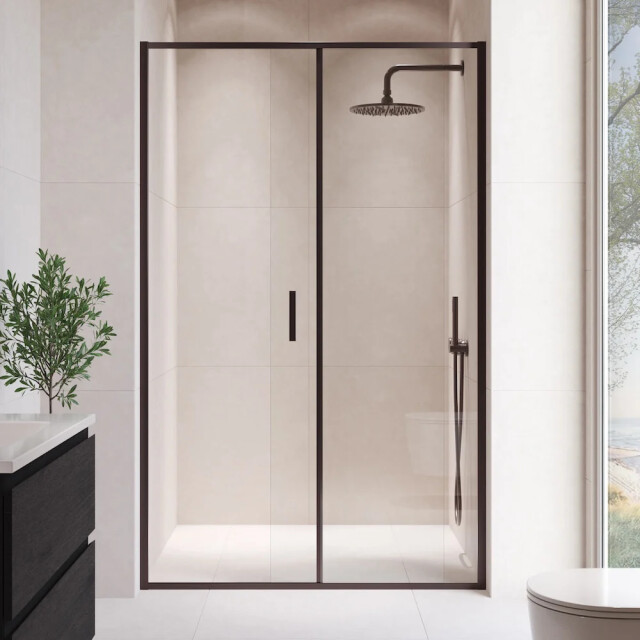 Badplaats Douchewand calgary 120 x 190 cm 6 mm transparant veiligheids - 3180951 large