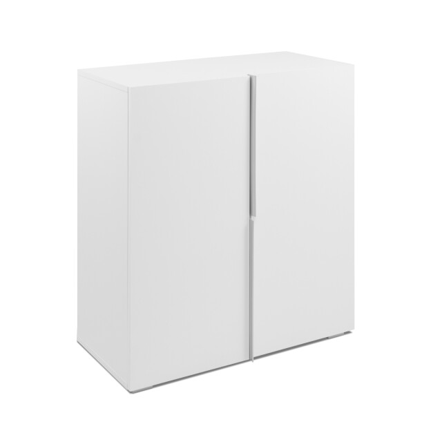 CaliCosy Opbergmeubel met 2 deuren en 2 legplanken binnenin, wit, 76 cm orsa 3197152 large