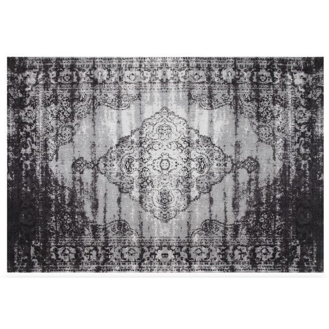 Brix vloerkleed kelly vintage black 170x240 katoen 2059307 large