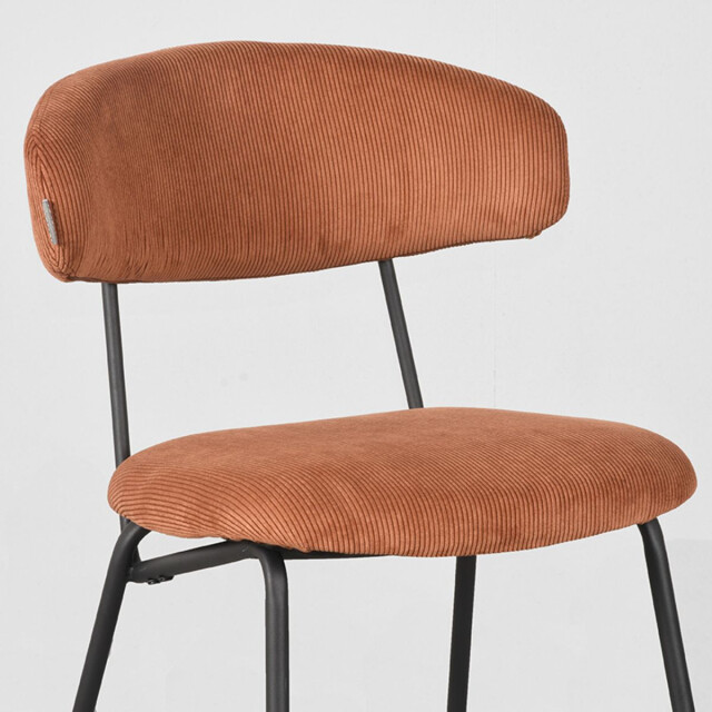 Label51 Eetkamerstoel zack rust ribcord set van 2 3183406 large