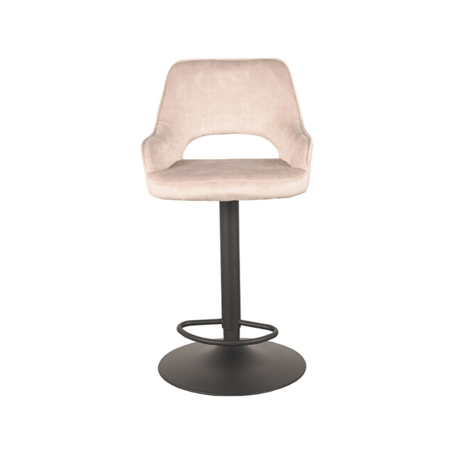Label51 Barkruk fer naturel velours 47 x 45cm set van 2 3183674 large