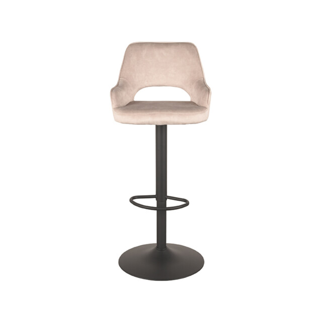 Label51 Barkruk fer naturel velours 47 x 45cm set van 2 3183674 large