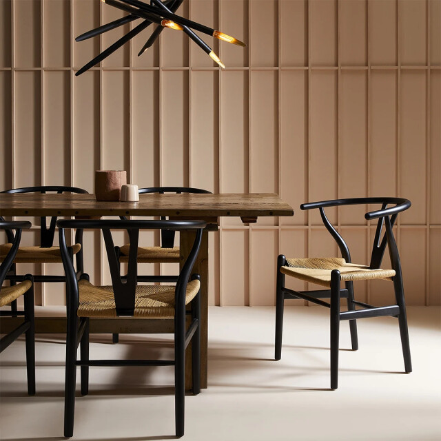Signature Set van 2 stoelen oslo beuken zwart en riet 2929833 large