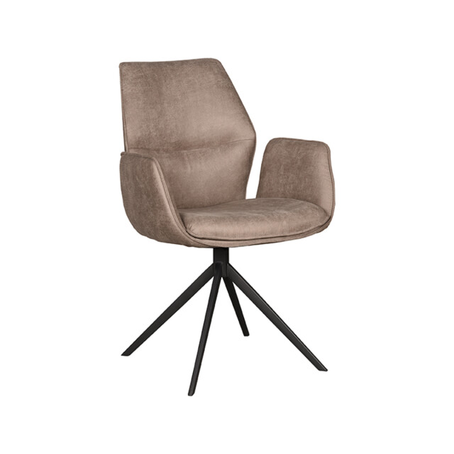 Label51 Eetkamerstoel mellow - micro suede 63 x 58cm set van 2 3183658 large