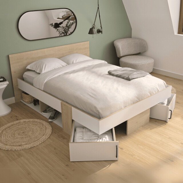 CaliCosy Bed met opbergruimte 140x190cm draaibaar 2937121 large
