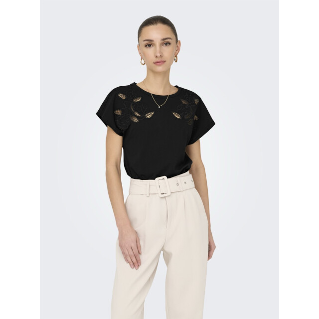 Jacqueline de Yong Jdyrose ss o-neck emb top - 4339.80.0005 large
