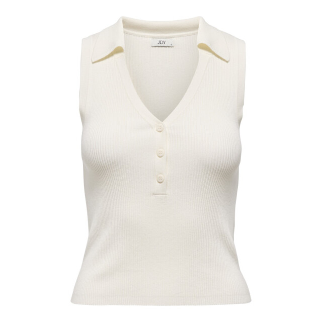 Jacqueline de Yong Jdynanna sl collar top knt off-white 4349.02.0020 large