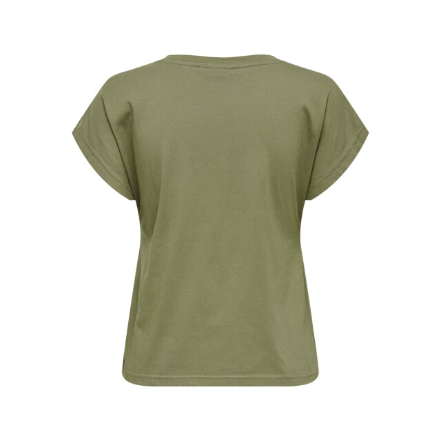 Jacqueline de Yong Jdyrose ss o-neck emb top army 4339.26.0073 large