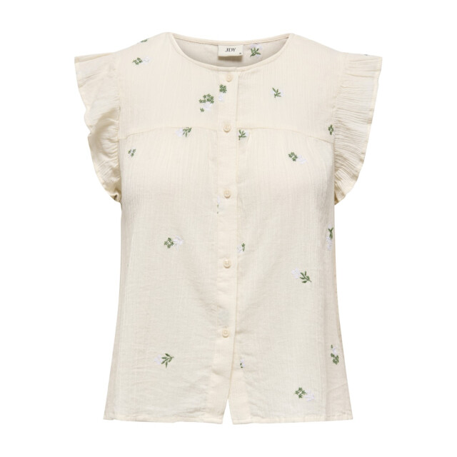 Jacqueline de Yong Jdyalba sl frill shirt ecru 4382.03.0036 large