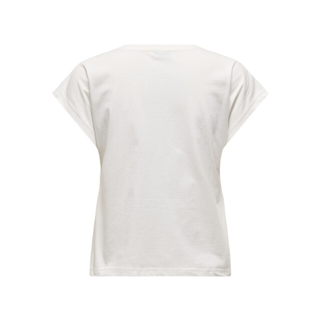 Jacqueline de Yong Jdyrose ss o-neck emb top off-white 4339.02.0072 large