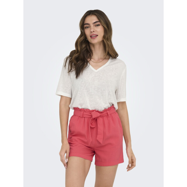 Jacqueline de Yong Jdycamille ss v-neck glitter top j off-white 4339.02.0050 large