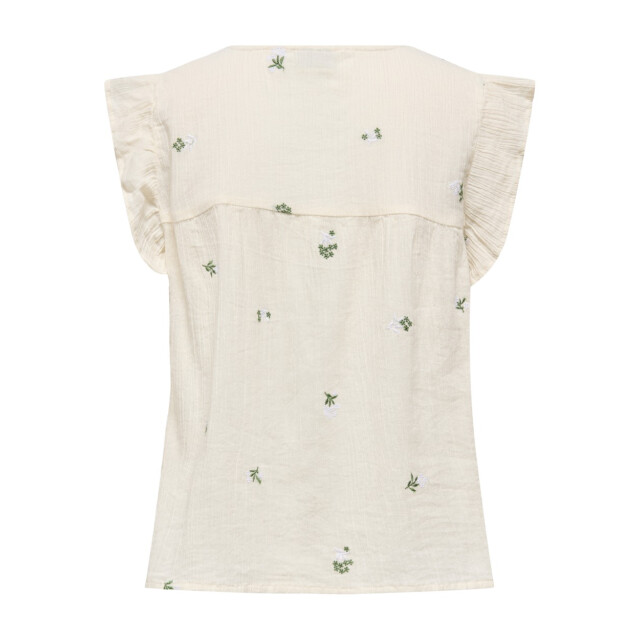 Jacqueline de Yong Jdyalba sl frill shirt ecru 4382.03.0036 large