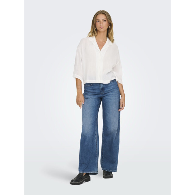 Jacqueline de Yong Jdyyuma loose shirt wvn off-white 4319.02.0002 large