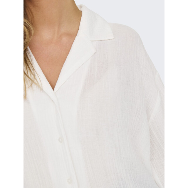 Jacqueline de Yong Jdyyuma loose shirt wvn off-white 4319.02.0002 large