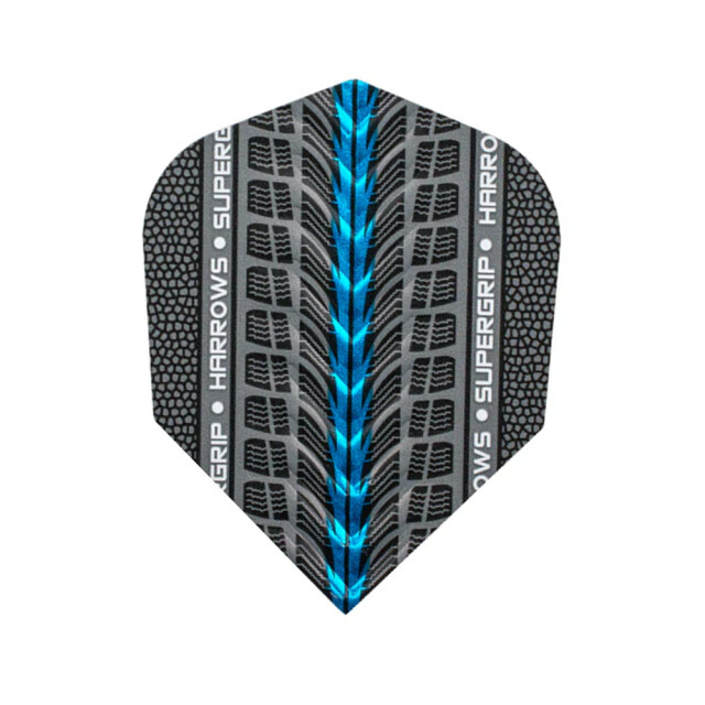 Harrows Lotka supergrip dart vluchten (pak van 3) UTMR2306_blue large