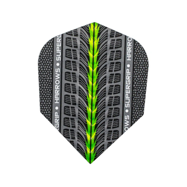 Harrows Lotka supergrip dart vluchten (pak van 3) UTMR2306_green large