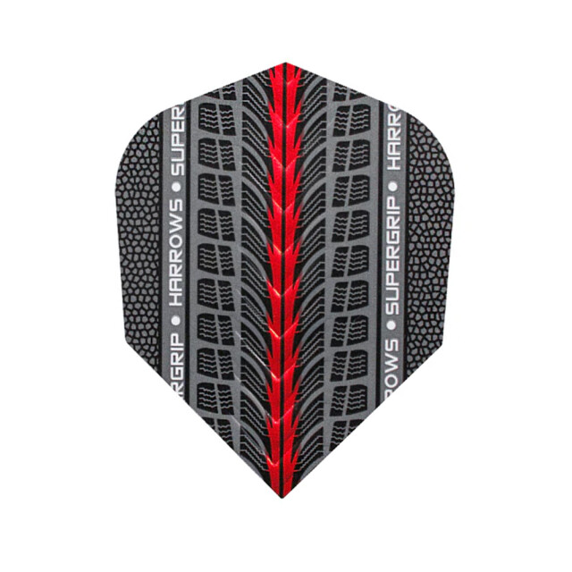 Harrows Lotka supergrip dart vluchten (pak van 3) UTMR2306_red large