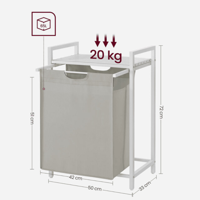 CaliCosy Wasmand 1 uitschuifbaar compartiment l50 cm 2936724 large