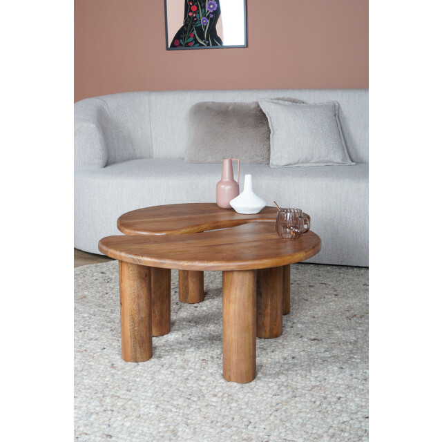 Home67 Salontafel lina mangohout set van 2 3195828 large