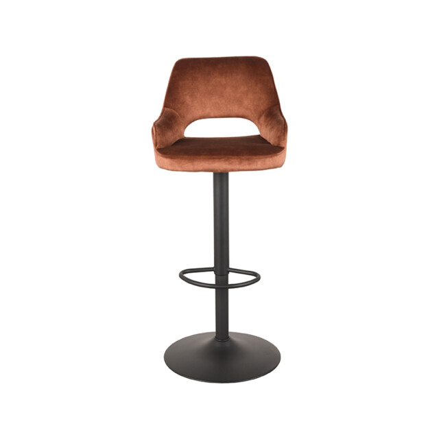 Label51 Barkruk fer rust velours 47 x 45cm set van 2 3183668 large