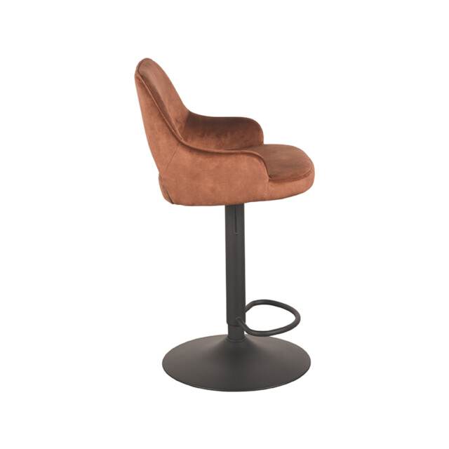 Label51 Barkruk fer rust velours 47 x 45cm set van 2 3183668 large