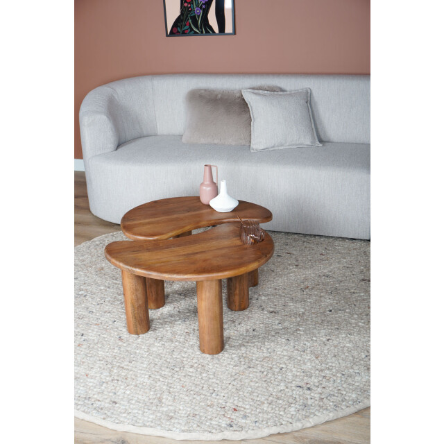 Home67 Salontafel lina mangohout set van 2 3195828 large