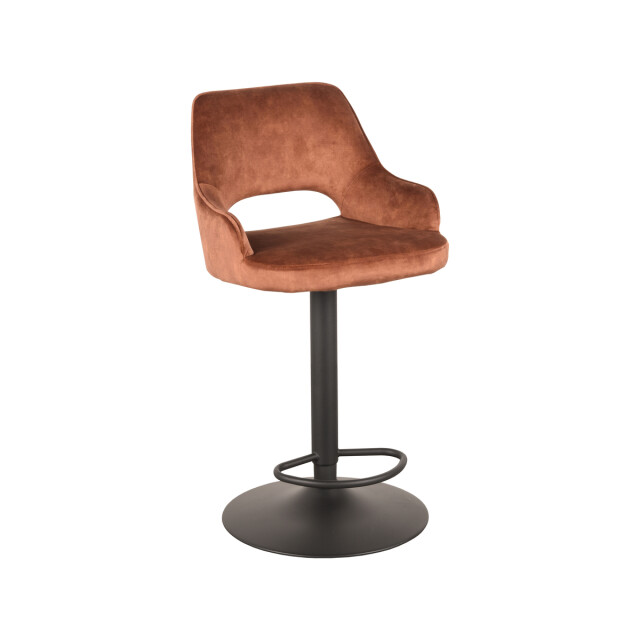 Label51 Barkruk fer rust velours 47 x 45cm set van 2 3183668 large