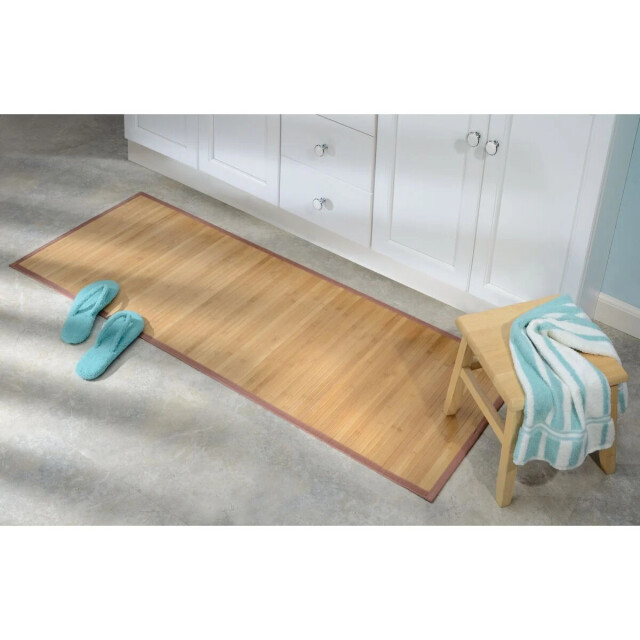 CaliCosy Lichtbruine bamboe badmat 53 x 152 cm 2929224 large