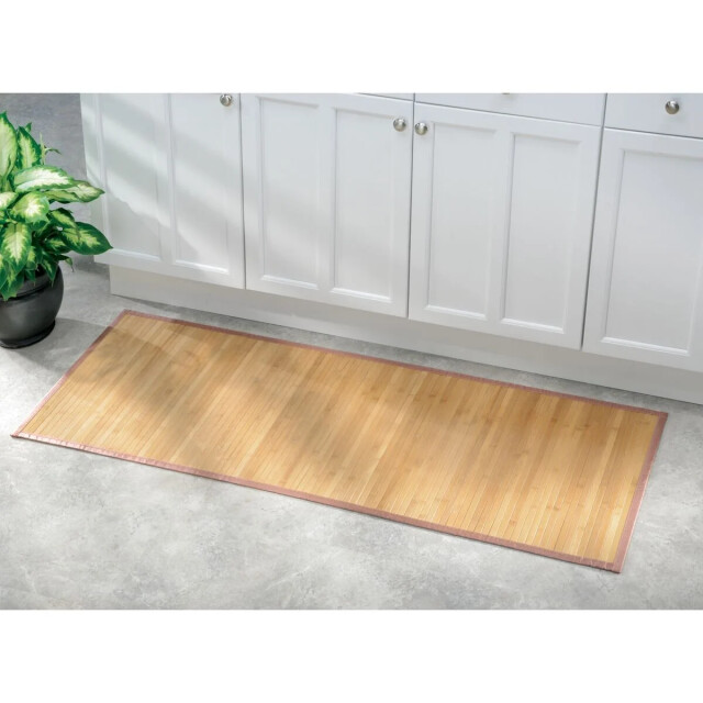 CaliCosy Lichtbruine bamboe badmat 53 x 152 cm 2929224 large