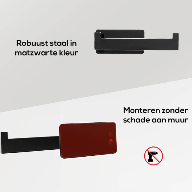 Xivada Toiletset wc borstel wc rolhouder handdoekhaakjes 3195491 large