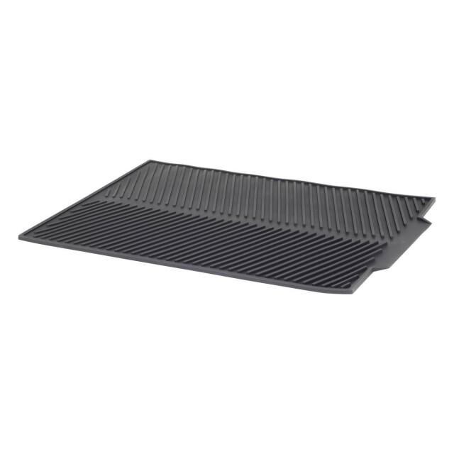 Casa di Elturo Siliconen druipmat met afdruiprek – antislip vaatdroogmat grijs – 43,5 x 33 x 3198262 large