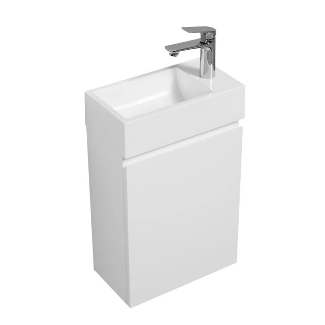 Badplaats Toiletmeubel angela 40 x 22 cm hoogglans fonteinmeubel met 3181183 large