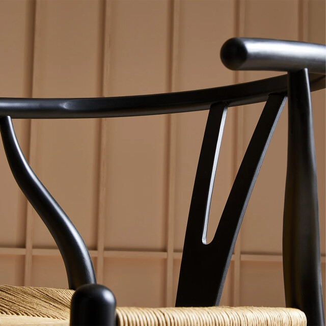 Signature Set van 2 stoelen oslo beuken zwart en riet 2929833 large
