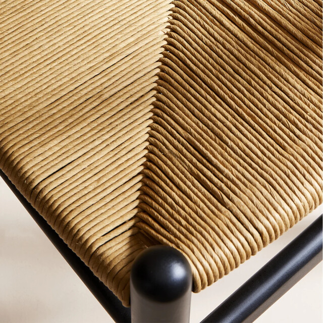 Signature Set van 2 stoelen oslo beuken zwart en riet 2929833 large