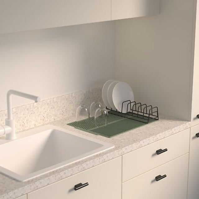 Casa di Elturo Siliconen druipmat met afdruiprek – antislip vaatdroogmat – 43,5 x 33 x 3198261 large