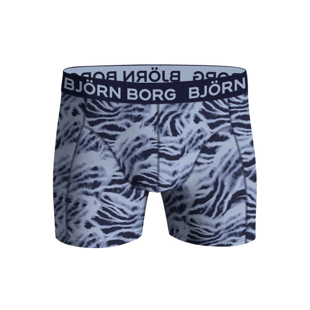 Björn Borg Björn borg cotton stretch boxershorts 3-pack – navy, blauw & print 10003372-MP012 large