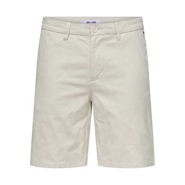 Only & Sons Onsmark 0011 cotton linen shorts no beige 5159.05.0014 large