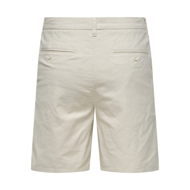 Only & Sons Onsmark 0011 cotton linen shorts no beige 5159.05.0014 large