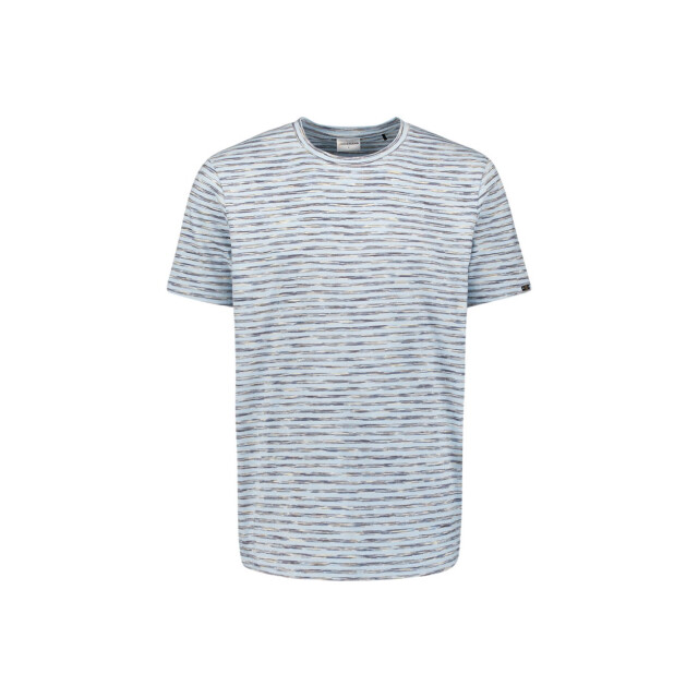 No Excess T-shirt crewneck multi coloured melange stripes dessin 5339.39.0008 large