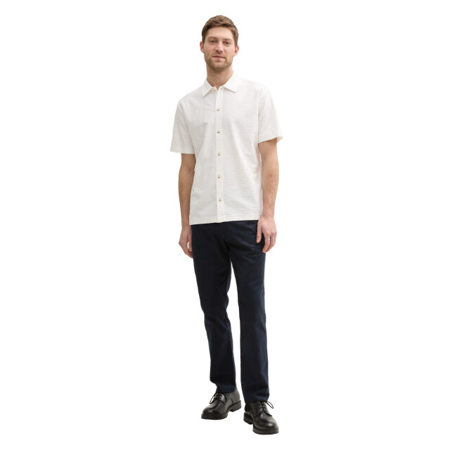 Tom Tailor Overhemd ss off-white 5319.02.0001 large