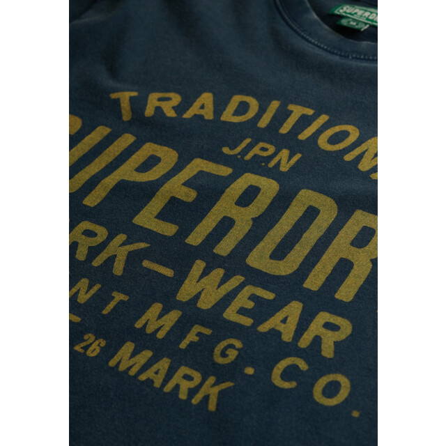 Superdry Work wear t-shirt navy 5339.37.0327 large