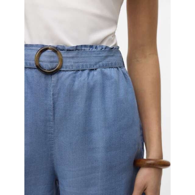 Vero Moda Vmfleur hw paperbag belt tencel sho blue denim 4150.35.0002 large